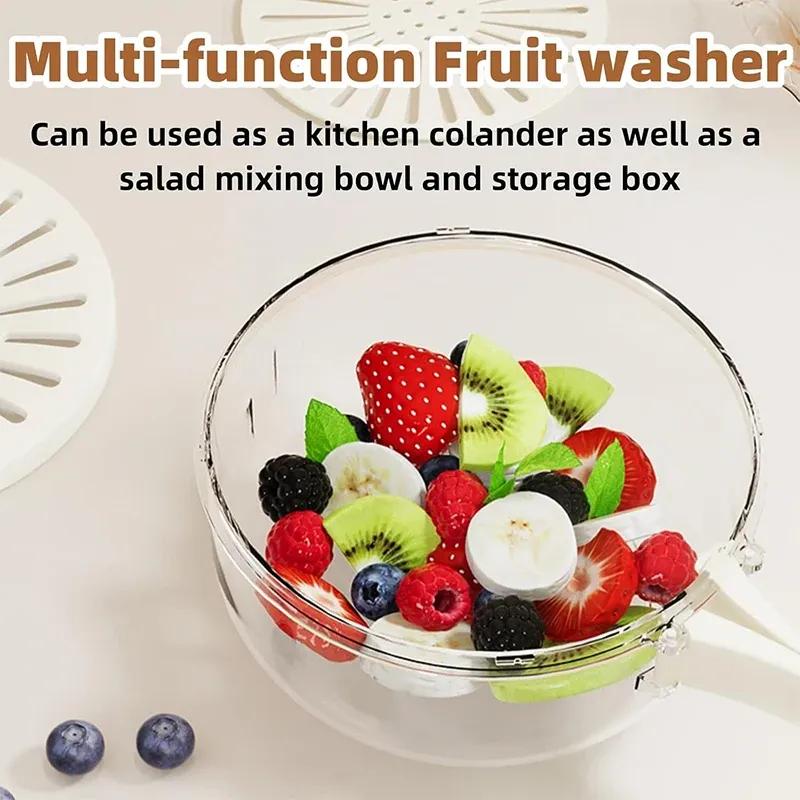 2 in 1 vegetable drainer and strainer fruit basket