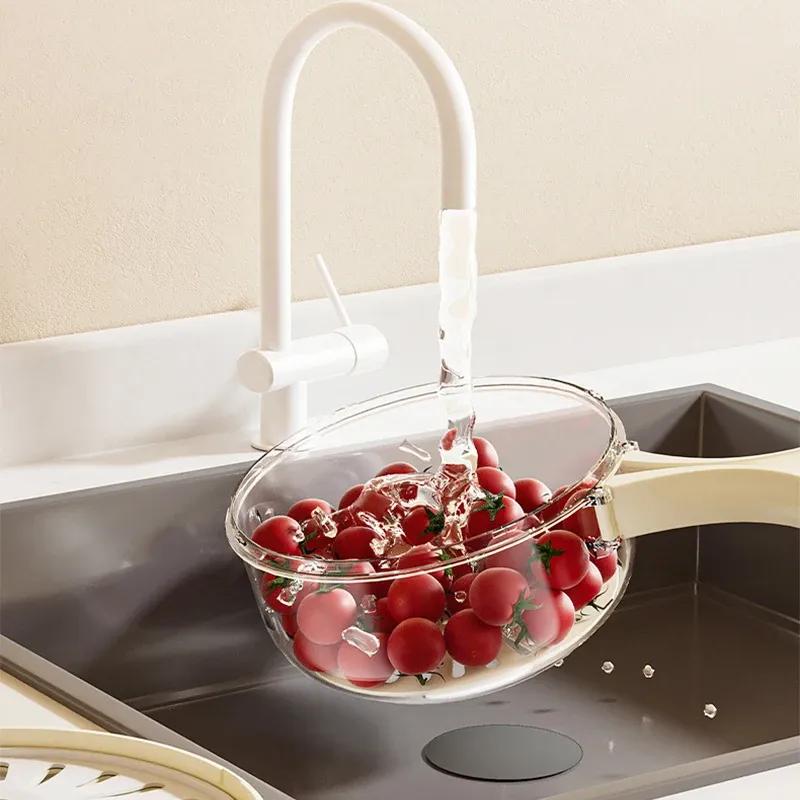 2 in 1 vegetable drainer and strainer fruit basket
