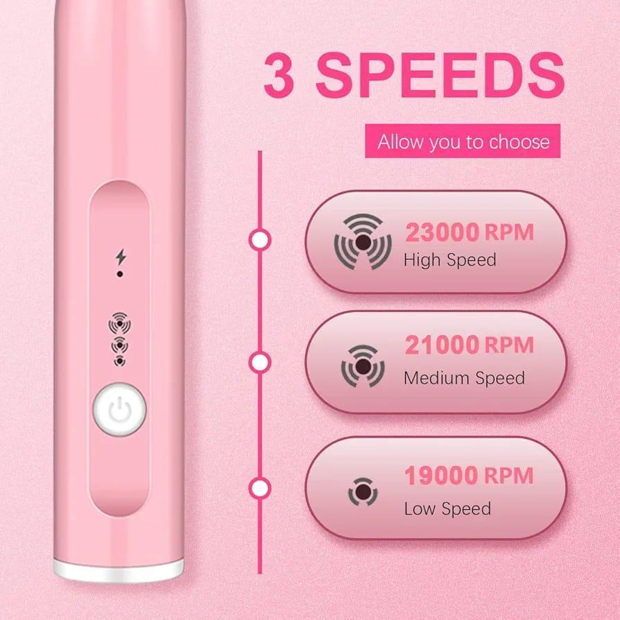 Compact pink coffee beater